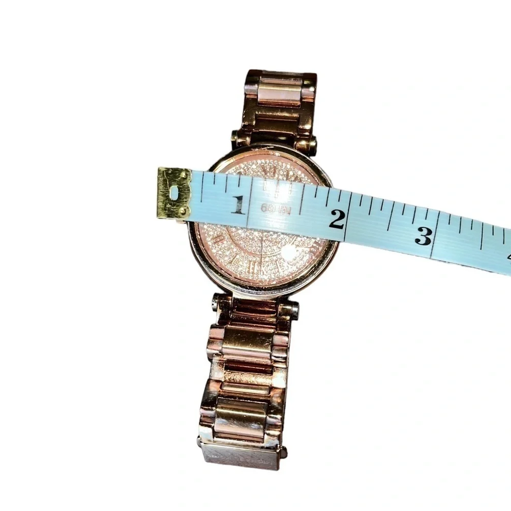Michael Kors Rose Gold/Bronze Diamond Watch